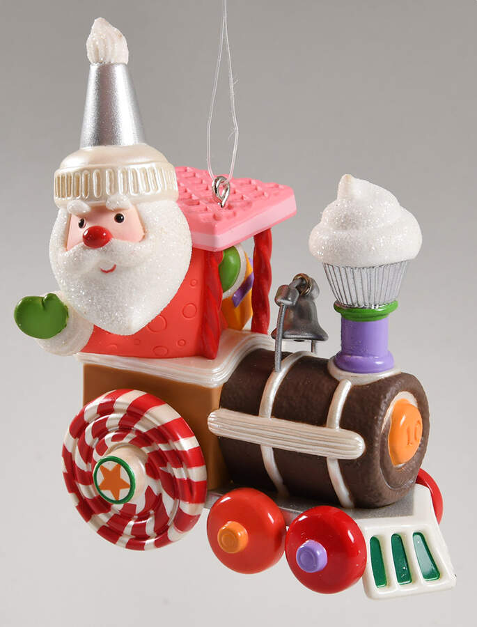 Santa's Sweet Ride 2010 Train - Boxed by Hallmark Gold Crown-1