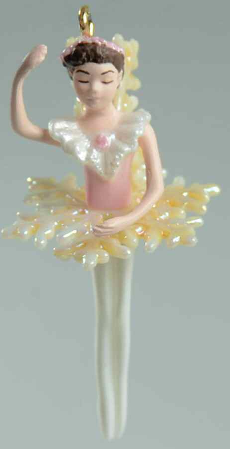 Snowflake Ballet-Miniature Snowflake Ballet 3 - Boxed by Hallmark Gold Crown-1
