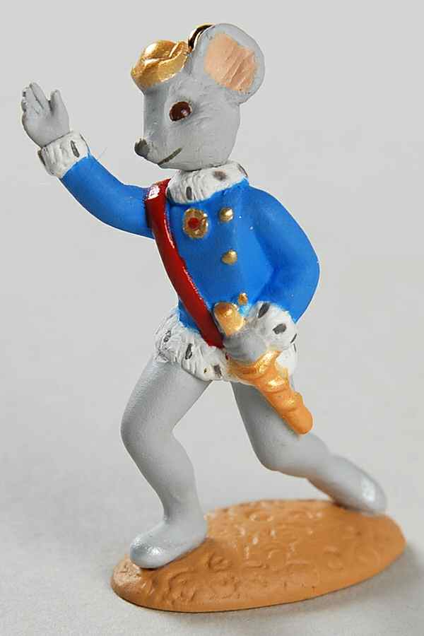 Nutcracker Ballet-Miniature Mouse King - Boxed by Hallmark Gold Crown-1