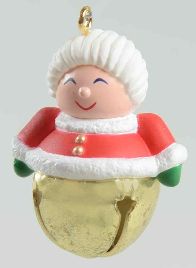 Christmas Bells-Minature 2002-Christmas Bells-Mrs Claus - Boxed by Hallmark Gold Crown-1
