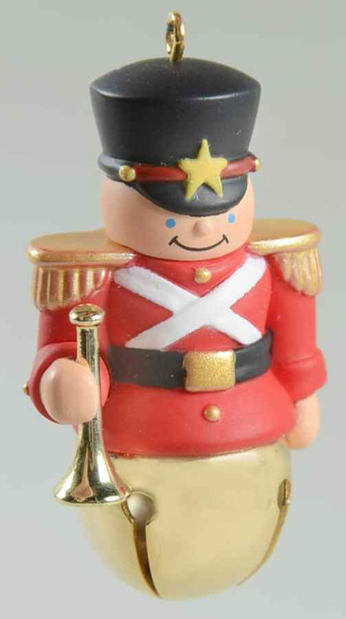 Christmas Bells-Minature 2003-Christmas Bells-Soldier - Boxed by Hallmark Gold Crown-1