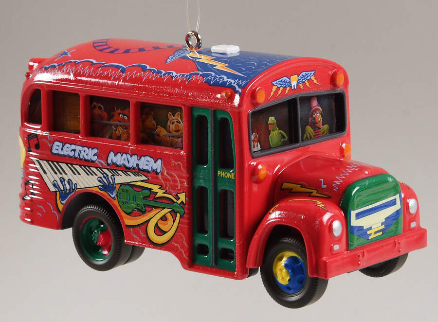 The Muppets 2016 Electric Mayhem Bus - Boxed by Hallmark Gold Crown-1