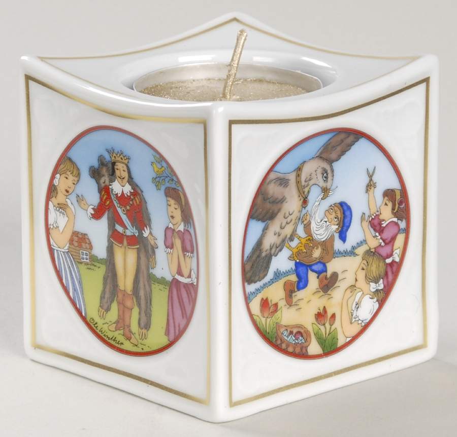 Christmas Votive Snow White & Rose Red - Boxed by Hutschenreuther-1