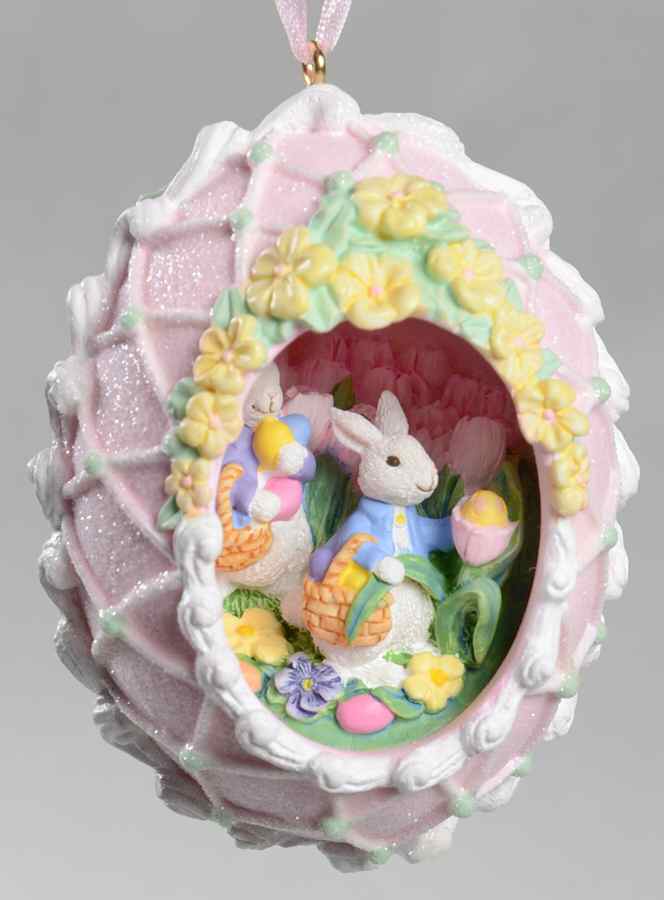 Peekaboo Ornaments Bunny Business - No Box by Hallmark Gold Crown-1