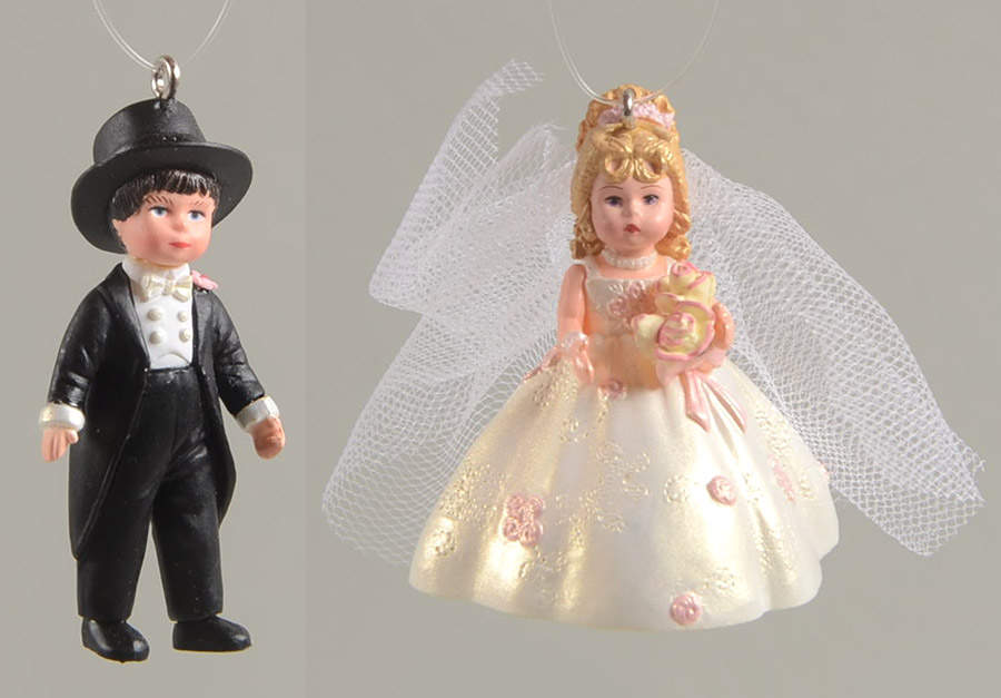 Madame Alexander 2005-Bride & Groom/Mini - No Box by Hallmark Gold Crown-1