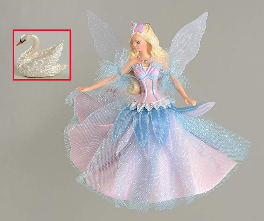 Barbie Movies Barbie In Swan Lake-Set Of 2 - Boxed by Hallmark Gold Crown-1