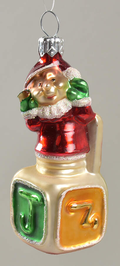Lil Blown Glass Collection Li'l Jack In The Box - Boxed by Hallmark Gold Crown-1