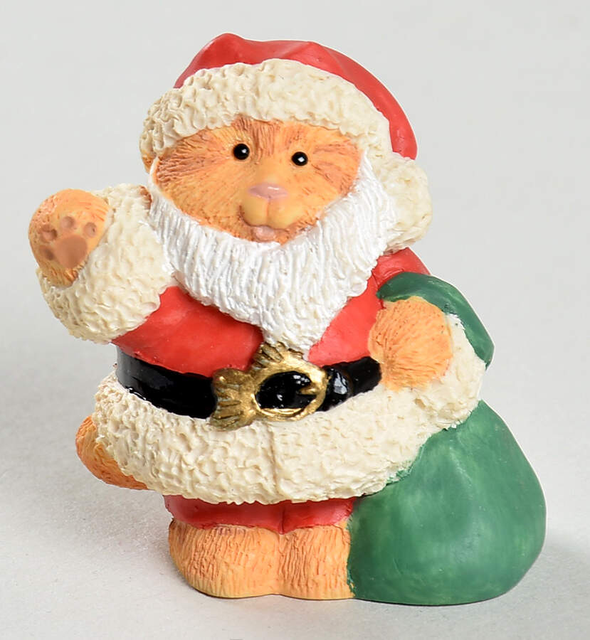 Merry Miniatures 1997 Santa Cameron - Boxed by Hallmark Gold Crown-1