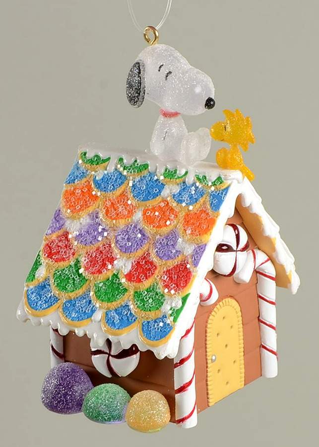 Peanuts Christmas Ornament Home Sweet Home - Boxed by Hallmark Gold Crown-1