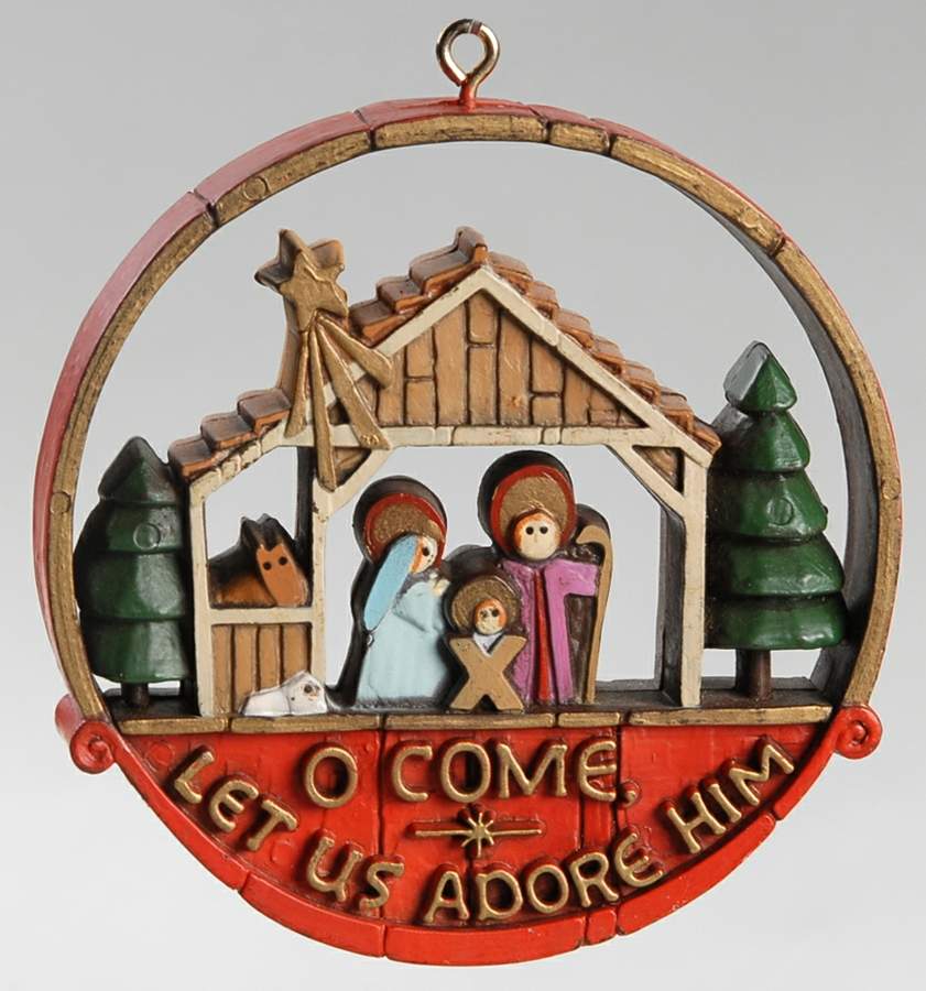 Nostalgia Nativity - No Box by Hallmark Gold Crown-1