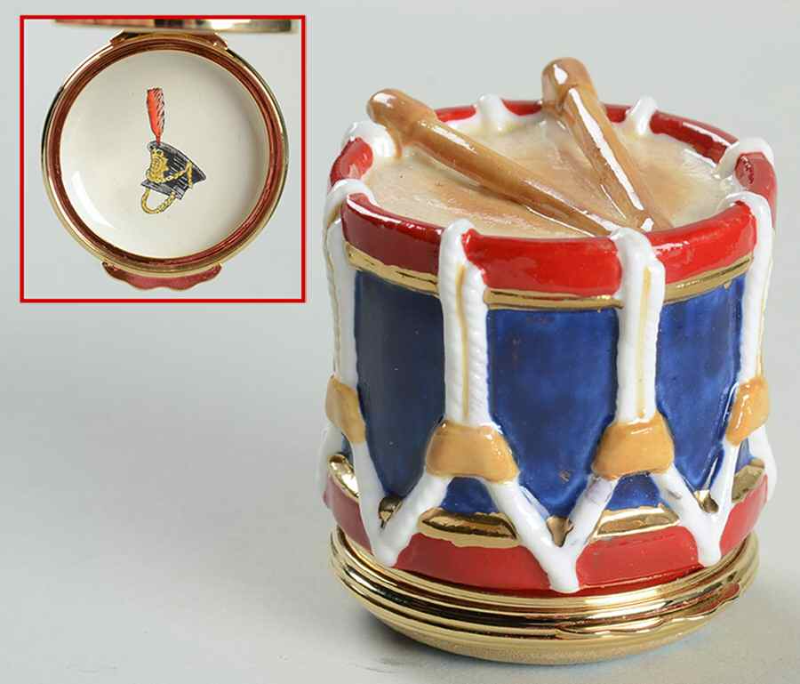 Bonbonnieres Box Toy Drum - Boxed by Halcyon Days-1
