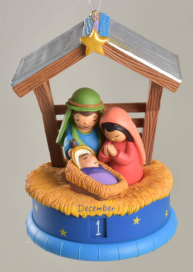 2010 Hallmark Christmas Ornaments The Story Of Christmas-Magic/Voice - Boxed by Hallmark Gold Crown-1