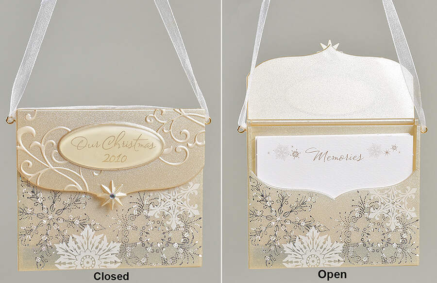 2010 Hallmark Christmas Ornaments Christmas Memory Keeper - No Box by Hallmark Gold Crown-1