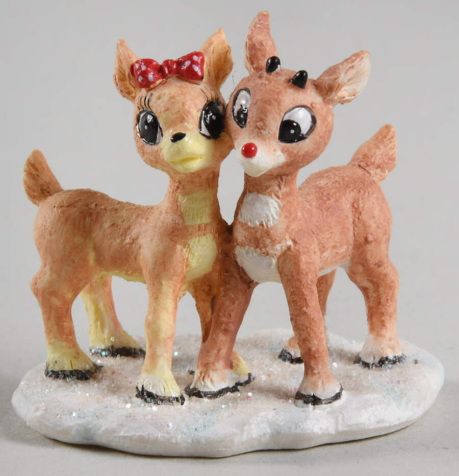 Rudolph's Christmas Town Rudolph & Clarice - No Box by Hawthorne Village-1