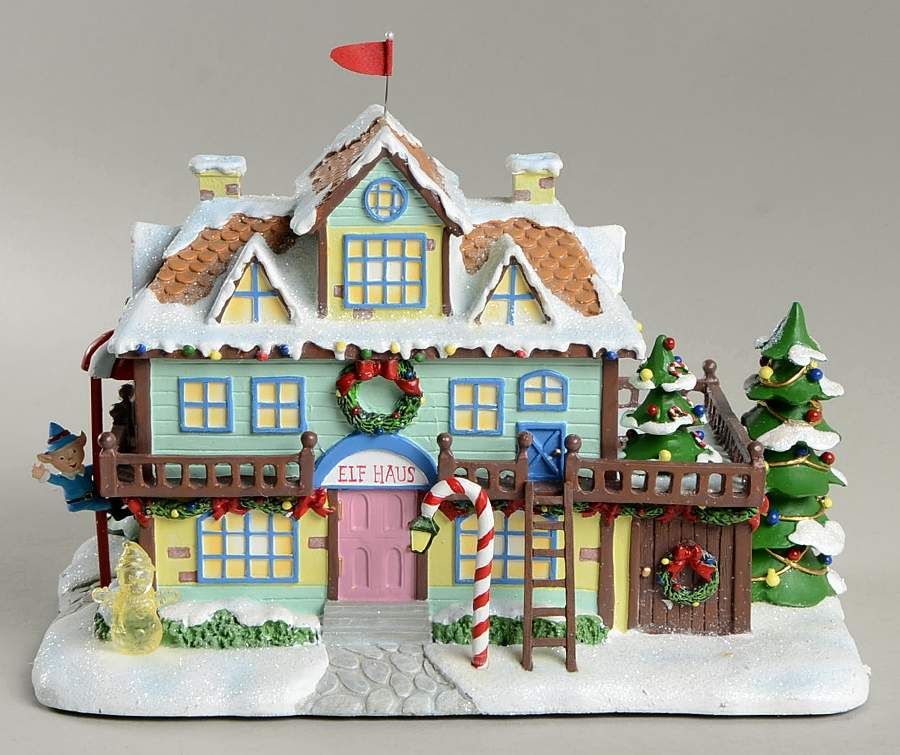 Rudolph's Christmas Town Elf Dormitory - No Box by Hawthorne Village-1