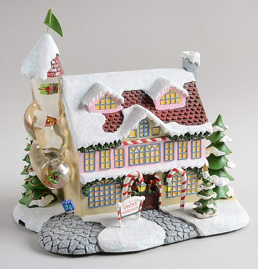 Rudolph's Christmas Town Santa's Toy Work Shop - No Box by Hawthorne Village-1