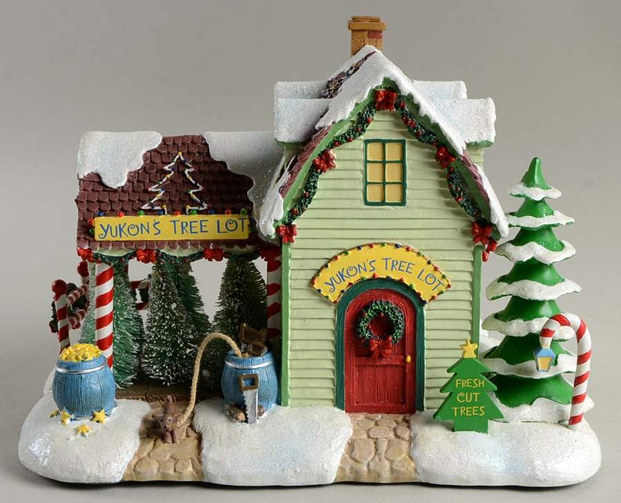 Rudolph's Christmas Town Yukon's Tree Lot - No Box by Hawthorne Village-1