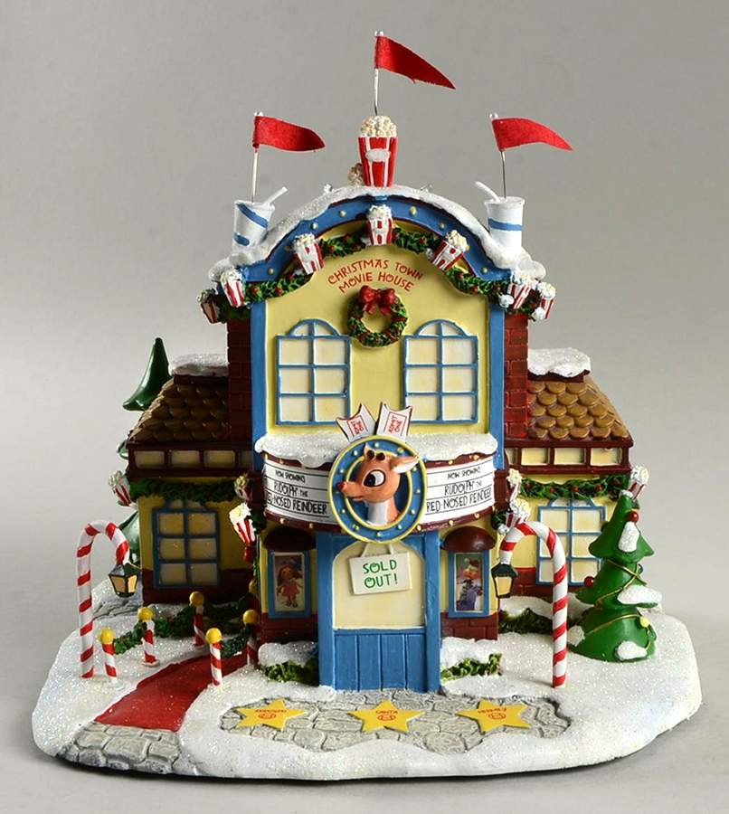 Rudolph's Christmas Town Christmas Town Movie House - No Box by Hawthorne Village-1