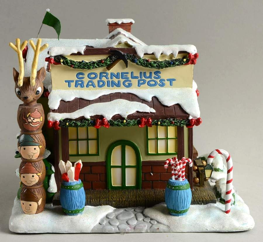 Rudolph's Christmas Town Cornelius Trading Post - No Box by Hawthorne Village-1