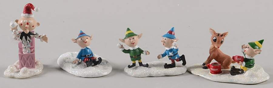 Rudolph's Christmas Town Accessories Winter Fun Set - No Box by Hawthorne Village-1