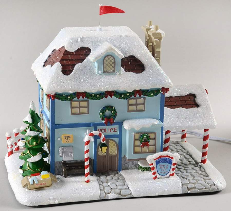 Rudolph's Christmas Town Police Station - No Box by Hawthorne Village-1