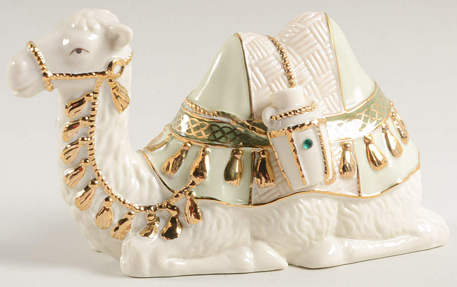 Irish Nativity Seated Camel - No Box by Hawthorne Village-1