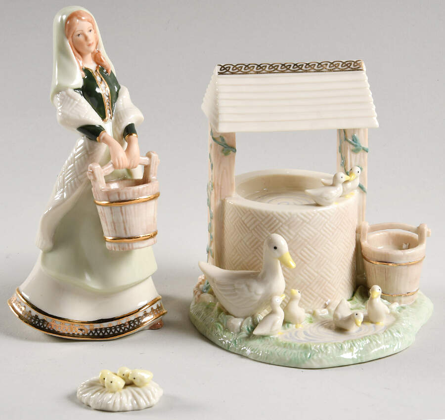 Irish Nativity Fetching His Water & Well Of Life - No Box by Hawthorne Village-1