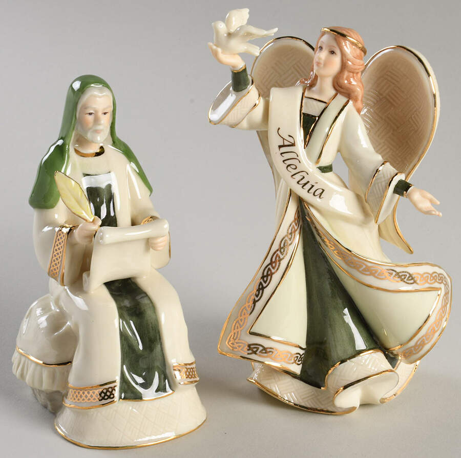 Irish Nativity Alleluia  Angel & This Is The Story - No Box by Hawthorne Village-1