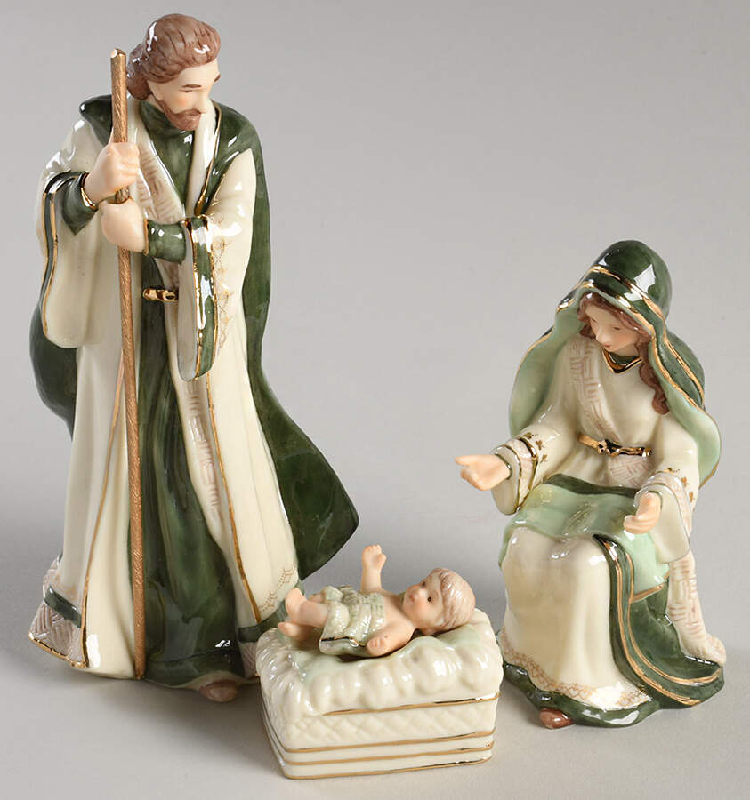 Irish Nativity Holy Family Set Of 4 - No Box by Hawthorne Village-1
