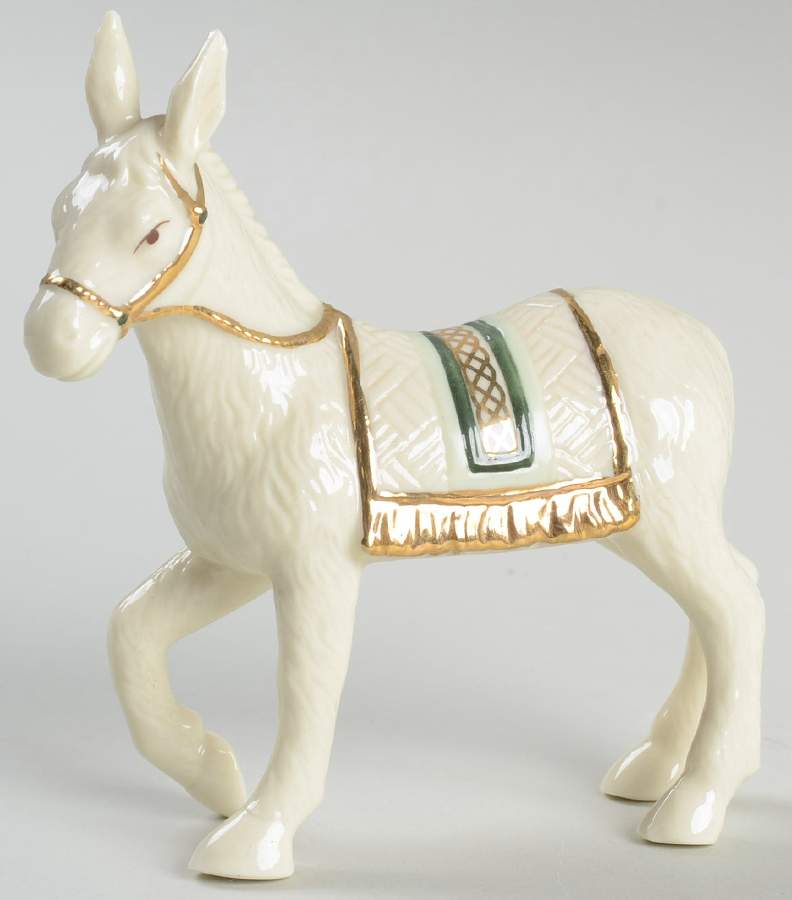 Irish Nativity Standing Donkey - No Box by Hawthorne Village-1