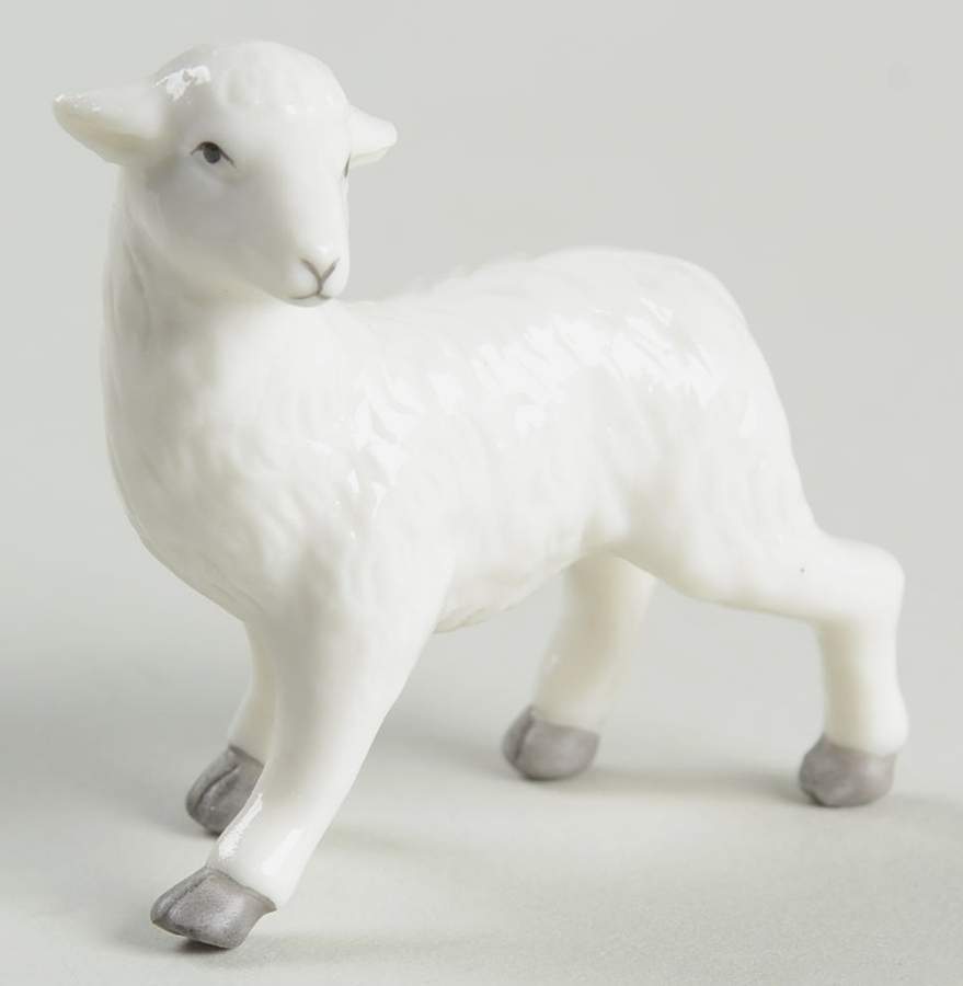 Irish Nativity Lamb-Standing White - No Box by Hawthorne Village-1