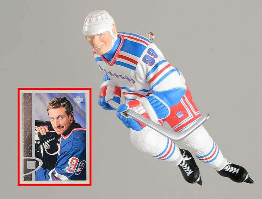 Hockey Greats 1997-#1-Wayne Gretzky - No Box by Hallmark Gold Crown-1