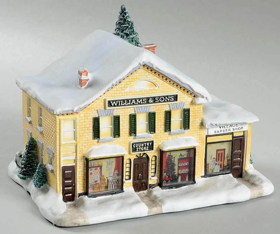 Rockwell's Christmas Village Williams & Sons Country Store - No Box by Hawthorne Village-1