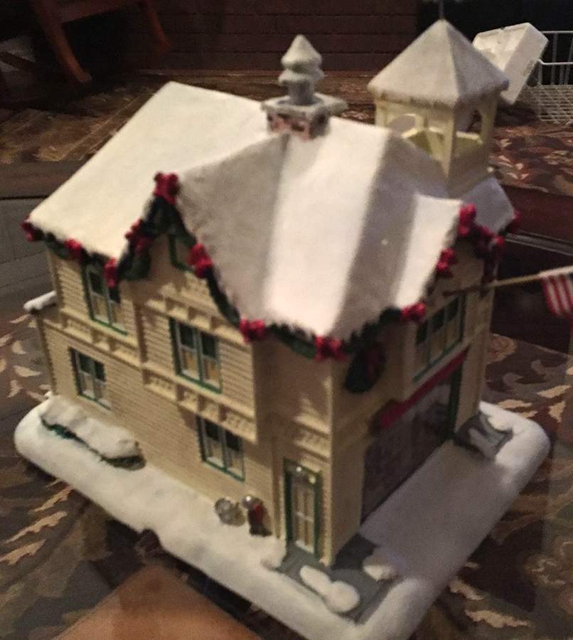 Rockwell's Christmas Village Village Firehouse - No Box by Hawthorne Village-1