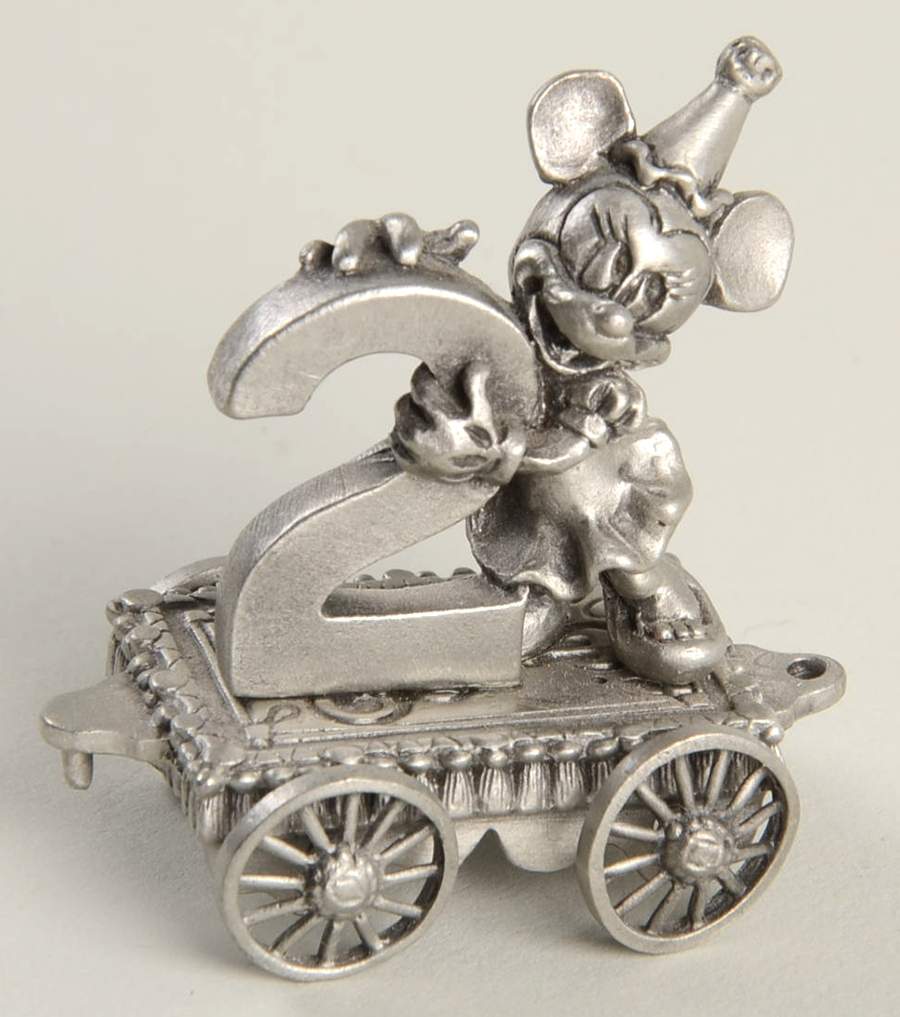 Disney Birthday Express Train-Unpainted Number 2-Minnie - No Box by Hudson Pewter-1
