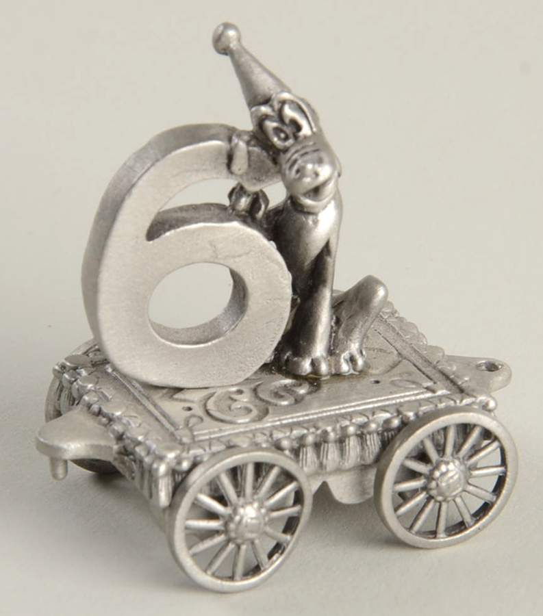 Disney Birthday Express Train-Unpainted Number 6-Pluto - No Box by Hudson Pewter-1