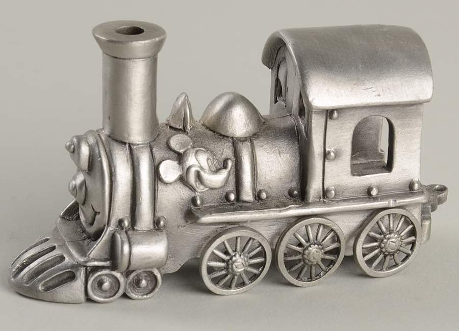 Disney Birthday Express Train-Unpainted Engine - No Box by Hudson Pewter-1