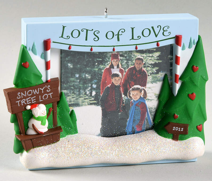 2012 Hallmark Christmas Ornaments Sending You Love-Photo/Recordable - Boxed by Hallmark Gold Crown-1