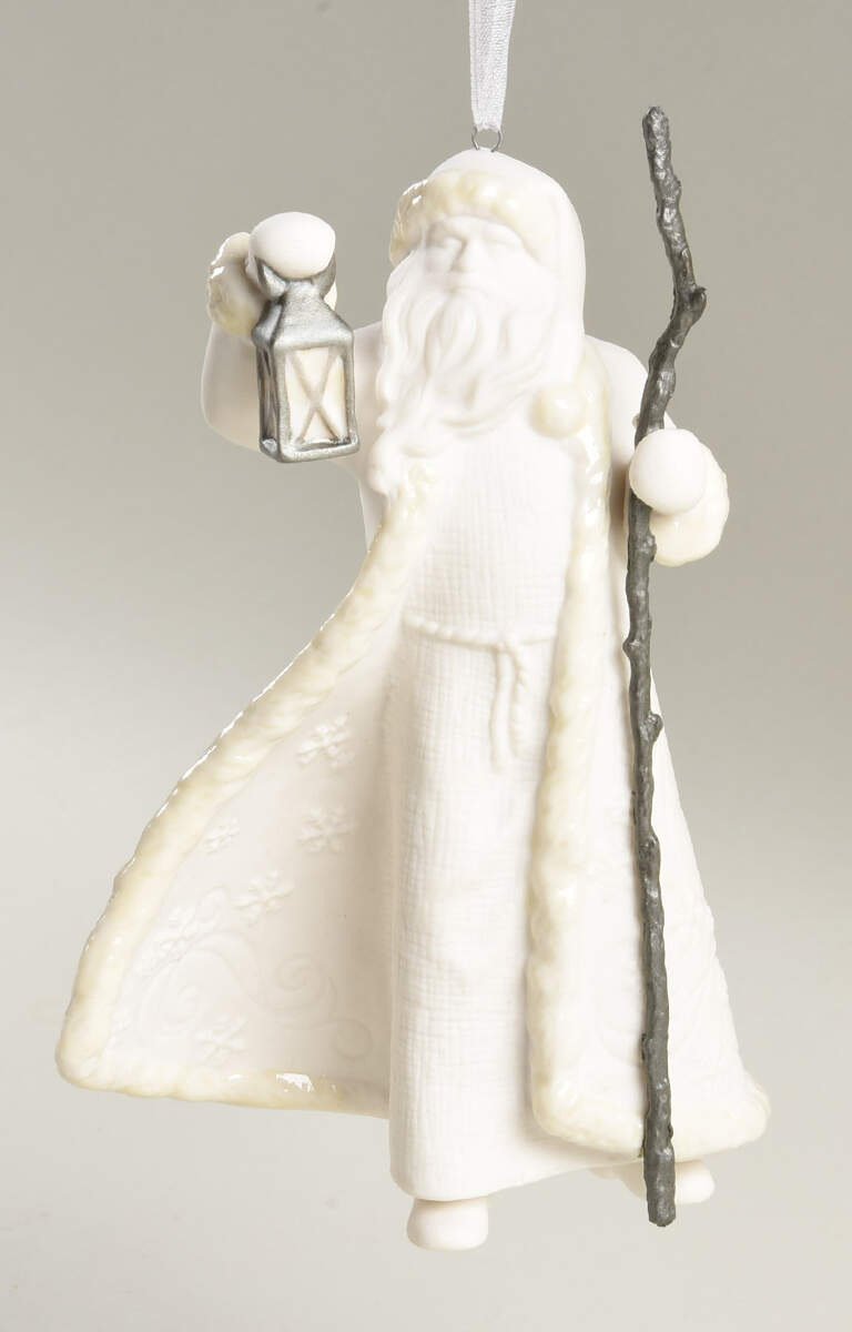 2012 Hallmark Christmas Ornaments By Santa's Light-Premium/Metal/Porcelain - Boxed by Hallmark Gold Crown-1
