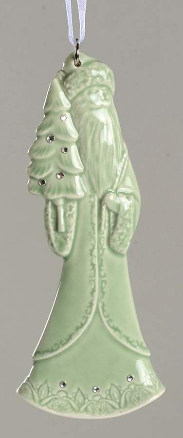 2012 Hallmark Christmas Ornaments Saint Nicholas-Ceramic - Boxed by Hallmark Gold Crown-1