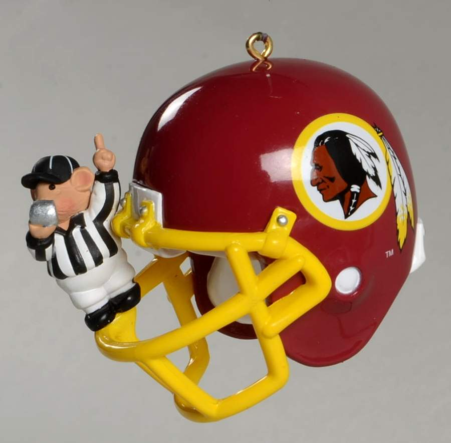 NFL Collection-Helmets Washington Redskins - Boxed by Hallmark Gold Crown-1