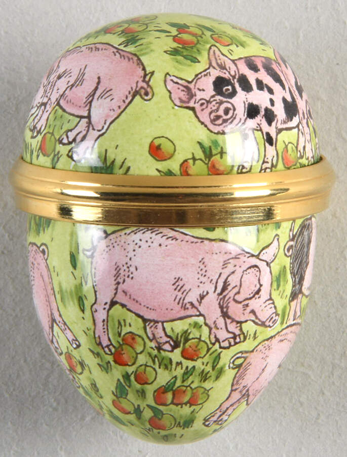 Easter Annual Box-Miniatures 2011-Piglets - No Box by Halcyon Days-1