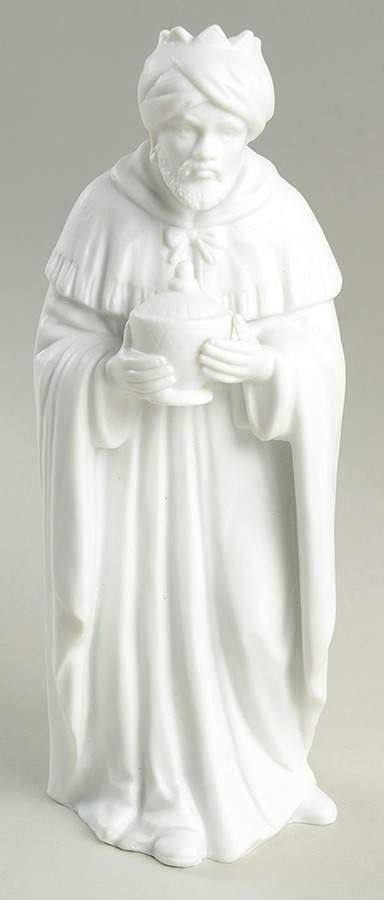 Homco Nativity-White Wise Man With Urn - No Box by Homco-1