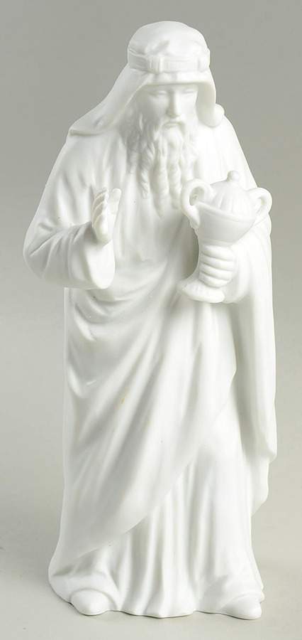 Homco Nativity-White Wise Man Standing - No Box by Homco-1