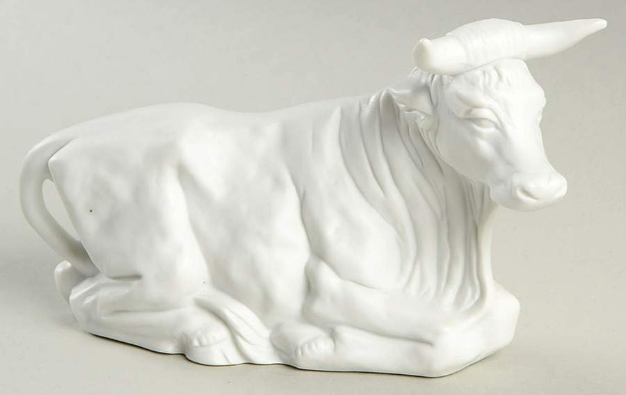 Homco Nativity-White Oxen - No Box by Homco-1