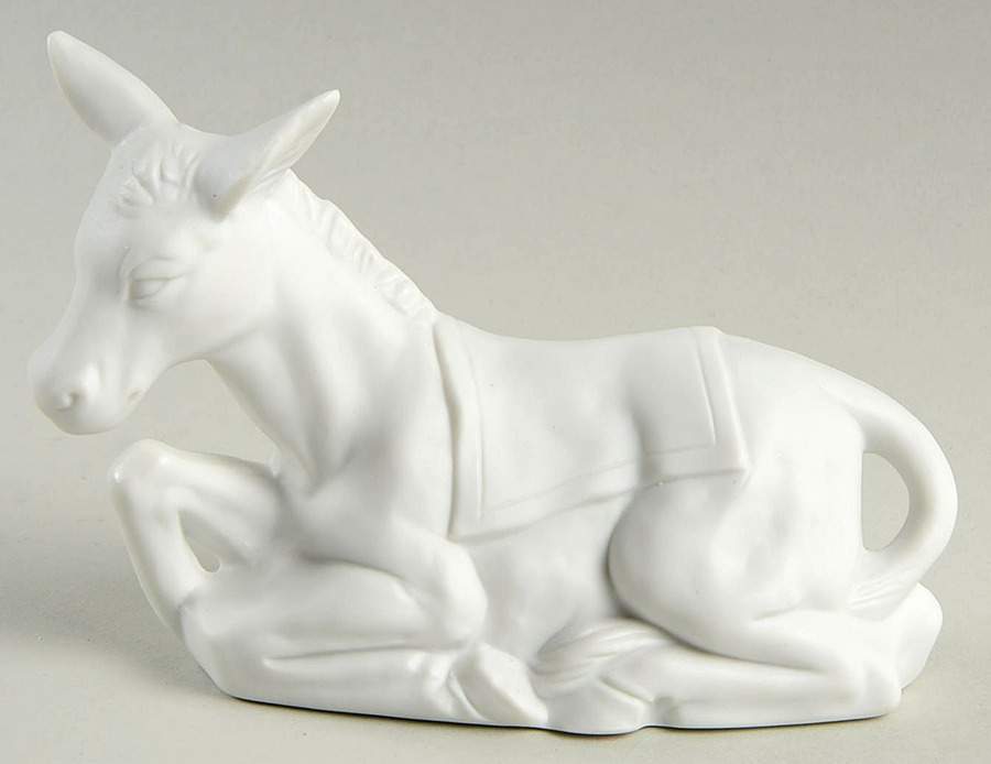 Homco Nativity-White Donkey - No Box by Homco-1