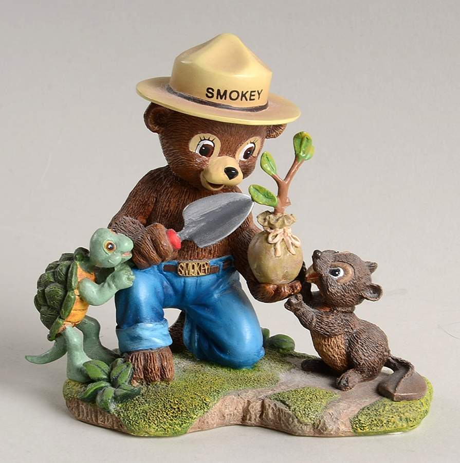 Little Smokey and Pals A Time To Plant - No Box by Hamilton Collection-1