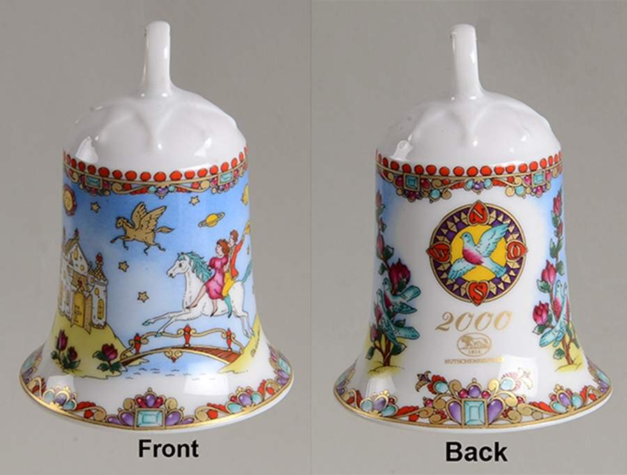 Christmas 2000 China Bell By Ole Winther - No Box by Hutschenreuther-1