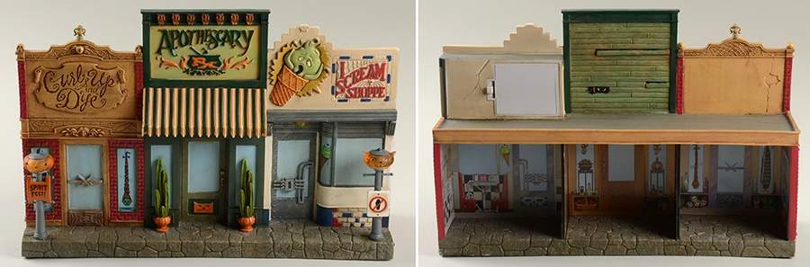 Hauntington Collection Deadwood Street Shops - Boxed by Hallmark Gold Crown-1