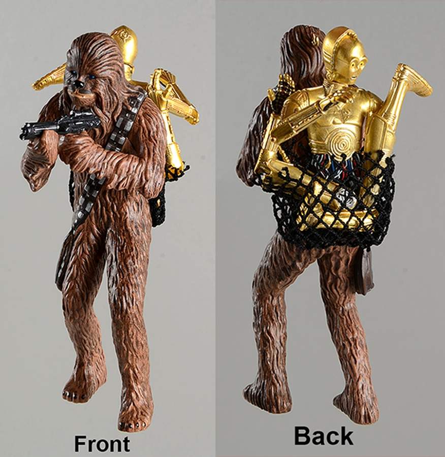 Star Wars-Official Series #8 - Chewbacca & C-3po - Boxed by Hallmark Gold Crown-1